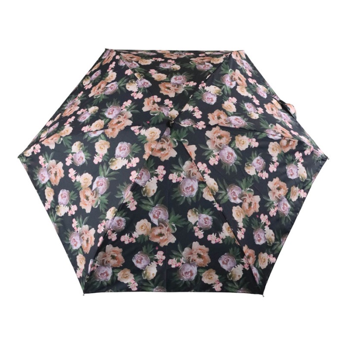 Fulton Tiny Rococo Rose Ultra-Compact Handbag Umbrella