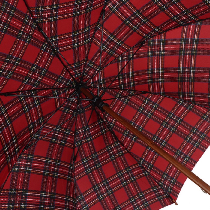 Crook Handle Royal Stewart Tartan Umbrella | Umbrellas.co.uk