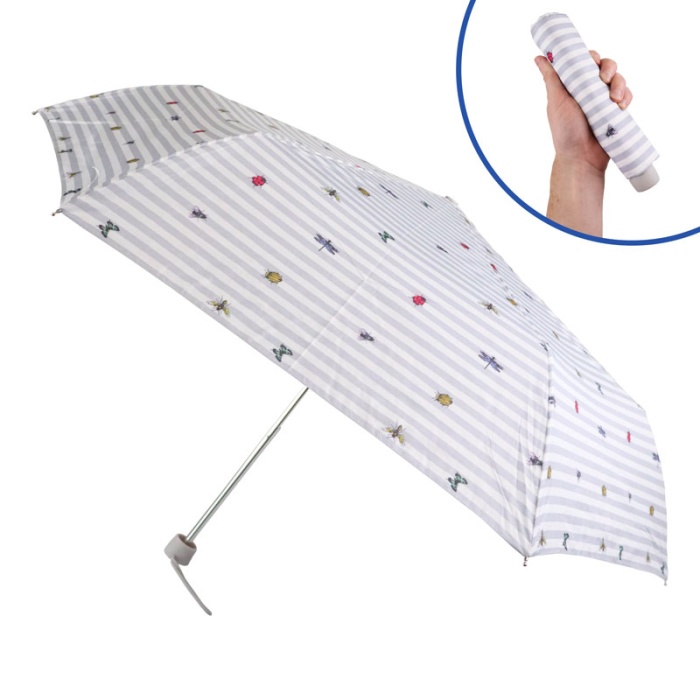 Fulton Superslim Bug Life Women's Lightweight Folding Umbrella