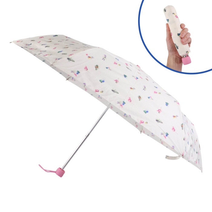 Fulton Superslim Spot the Frog Women's Lightweight Folding Umbrella