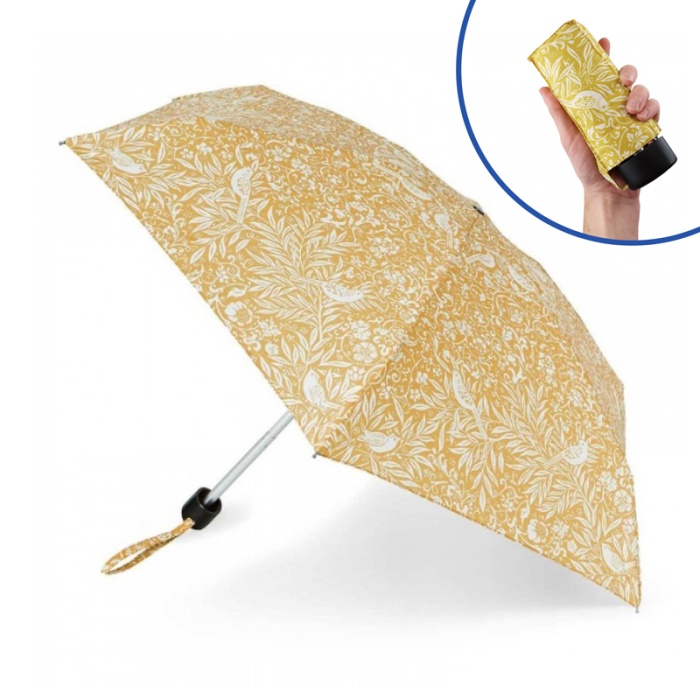 Fulton Tiny-2 Morris and Co. Compact Umbrella (The Beauty of Life Sunflower)