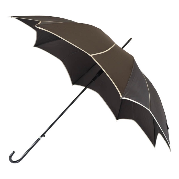 Soake Everyday Swirl Automatic Walking Umbrella (Charcoal)