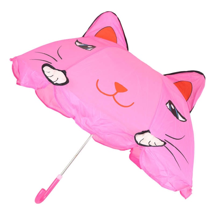 Soake 3D Pop-Up Kids' Cat Umbrella