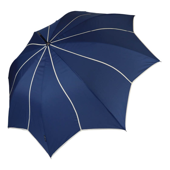 Soake Everyday Swirl Automatic Walking Umbrella (Navy)