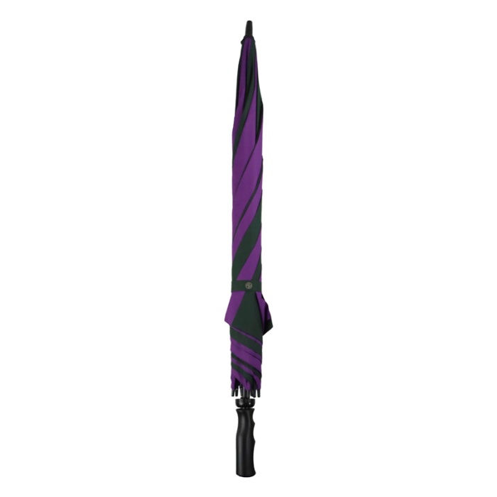 Large Windproof Purple and Green Golf Umbrella